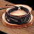 KYSZDL Hot sell 100% hand-woven Fashion Jewelry Wrap multilayer Leather Braided Rope Wristband men bracelets & bangles for women
